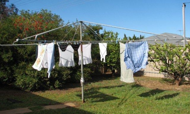 backyard clothesline