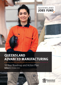 Cover of QLD Advanced Manufacturing Plan